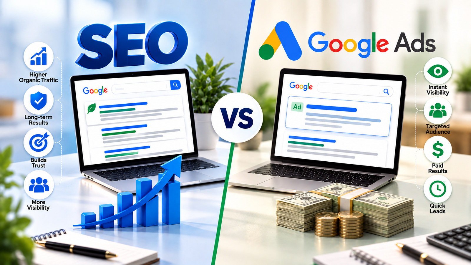 SEO vs Google Ads