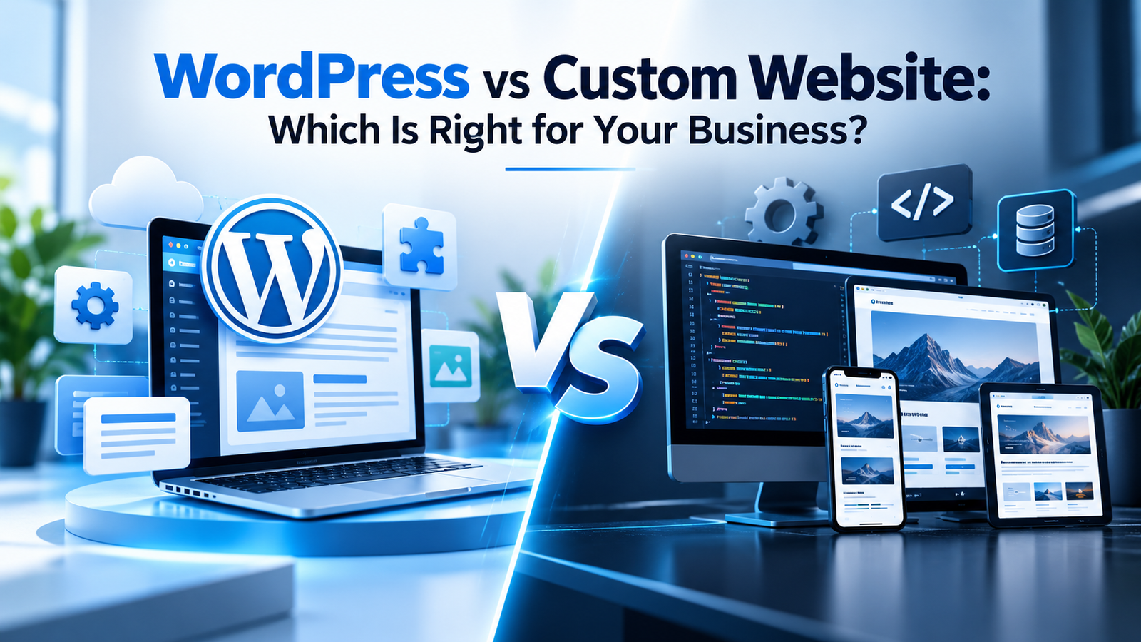 WordPress vs Custom Website